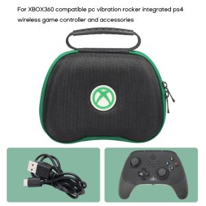 Bolsas gamepad pack evahard handle portable zipper bolsa poeira/saco de proteção de proteção dura à prova de choques para xbox/switch/ps5