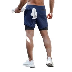 Calça shorts de marca masculina com shorts de curta