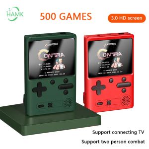 Players 3.0inch Retro Portable Game Console, 500 i 1, 8bit videospelkonsol, klassisk spelsamling, barns spelkonsol, gratis