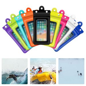 Waterproof Phone Case Underwater Swim Bag Dry Air Bags Universal Pouch For Smartphones 23x11cm Swimming Pool Accessories