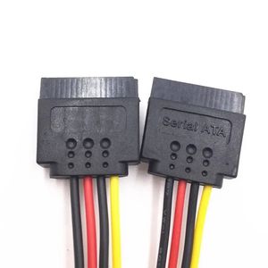 Ny 2024 1st Serial ATA SATA 4 Pin IDE Molex till 1/2/3 av 15 Pin HDD Power Adapter Cable Hot Worldwide Promotion Hardware AdaptersFor Ide to to