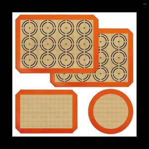 Tools Silicone Baking Mat Sheets Set Easy Clean &Non-Stick Food Grade Reusable Mats For Oven Macarons Pizza