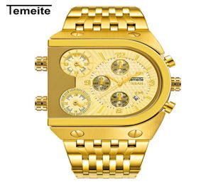 New Pattern Special Watch Watch Fashion военные три часового пояса больше функционального календаря сталь принесит Quartz Watches Men Sport Maste1906844