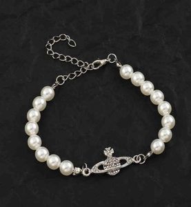 Kpop Fashion Pearl Planet Pendant Armband Female 2021 Retro Punk Creative Temperament Wedding Banket Allmatch Whole20376713478630