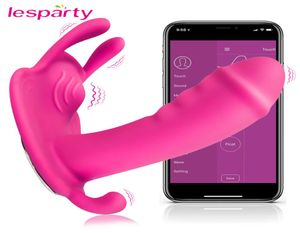 Aplicativo de longa distância Vibrador de controle remoto Brinquedos sexy para casal ovo vibratório G Spot Clitoral Estimulador de calcinha itens de beleza8715049