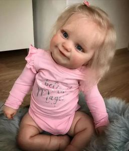 50CM Maddie Soft Body Silicone Reborn Toddler Girl Doll Maddie Soft 3D Skin Multiple Layers Painting Visible Veins