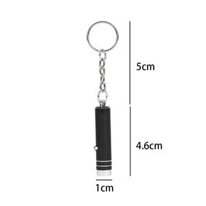 Mini Aluminium UV -ficklampa LED Ultra Violet Light Torch Keychain Pocket Pen Light Lamp för markörkontrolldetektering