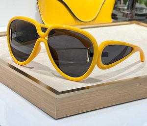 Büyük Pilot Güneş Gözlüğü Sarı Koyu Gri Duman Erkekler Kadın Yaz Sunnies Gafas de Sol Tasarımcı Güneş Gözlüğü Tonları Occhiali da Sole UV400 Koruma Gözlük