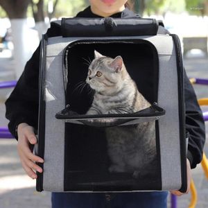 Cat Carriers Bag z plecakiem plecak wychodzący z podwójnym plecakiem