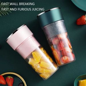 Juicers Portable Electric Juicer 500ML Portable Blender Bottle Blade Juicer Cup Juicer Fruit Automatic Smoothie Blender Kitchen Tool