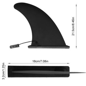 4 tums surfvattenvåg fin sup accessoar stablizer fit zray stand up paddle board surfbräda glid-in central fin sida fin