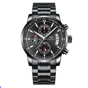 cwp Men Watches Top Brand Luxury Male Leather Waterproof Sport Quartz Chronograph Military Wrist Watch Clock Relogio Masculino Wristwatches montre de luxe x2