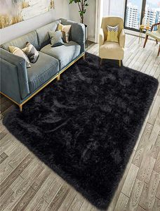 Y Soft Kids Home Carpet Anti-Esquagado grande Área de pele de fúria tapetes modernos da sala de estar de estar em casa moderna Bedroom Rapet6993087