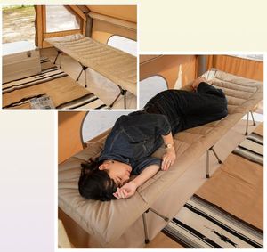 Camping Bed Ultralight Soft Cotton Sleeping Pad Outdoor Camping Tält Portable Folding Madrass Keep Warm 2205049306528