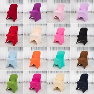 Thickened elastic folding chair cover hotel wedding one-piece cover outdoor wedding elastic chair cover