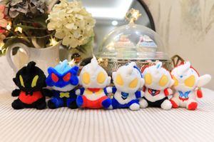 Cute Six Salted Egg Man 12CM Doll Machine Doll Plush Toy Festival Gift Birthday Children's Day Gift Couple Keychain Pendant Bag Pendant