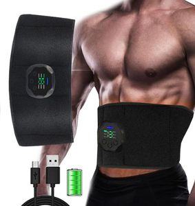 EMS Muscle Stimulator Abdominal Trainer Body Vibration Massage Slimming Belt Waist AB Machine Fitness Workout Equipment Dropship 23487209