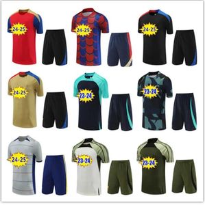 24 25 Lewandowski F. de Jong Tracksuit Soccer Jerseys Учебный костюм 2023 2024 2025 Pedri Gavi Short Riceves костюмы.