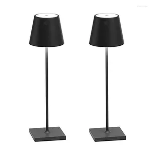 Table Lamps 2Pack Lamp Portable LED Desk Cordless 5000Mah Battery For Restaurant/Bedroom/Bars/Outdoor Party/Camping