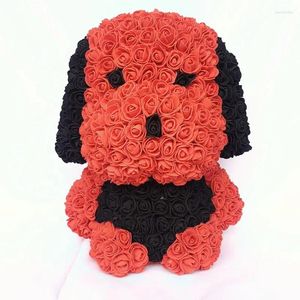 Dekoratif Çiçekler -Sale Ürün Sevgililer Hediyesi Rose Bear Noel Yapay Çiçek Yavru