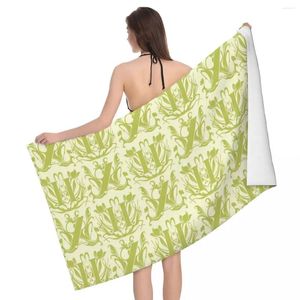 Towel Vintage Pattern Beach Towels Pool Large Sand Free Microfiber Quick Dry Lightweight Bath Swim
