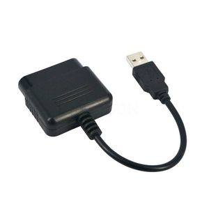 Hög kvalitet för PS2 Play Station 2 Joypad Gamepad till för PS3 PC USB -spelkontrollkabeladapterkonverterare