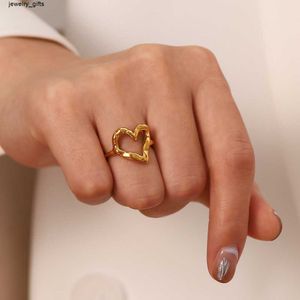 Роскошное дизайнерское женское кольцо из нержавеющей стали классические модные украшения Love Ring