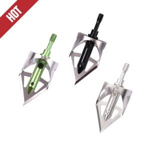 Pfeil 3 PCs 100 Getreide Broadhead Arrowheads 360 runde schnelle Schießpunkt Tipps Bogenschießen Jagdpunkte Outdoor Sport