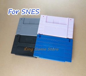 Accessoires 10Sets Ersatz für SNES -Spiel -Patronen -Hülle -Spiel -Accessoire für SNES -Spielkarte US Version 16bit Game Carttridg