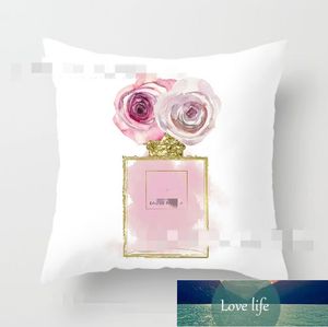 Caixa de travesseiro simples capa de perfume de garrafas de barra