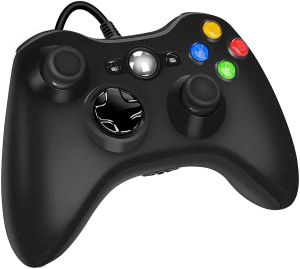 Controller cablato GamePads per Xbox 360 Game Controller per Xbox 360 con Dualvibration Turbo per Xbox 360/360 Slim e PC Windows 7 8 10