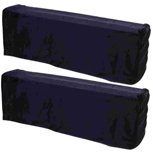 Chair Covers 2Pcs Couch Sofa Armrest Stretch Slipcover Furniture Protector Armchair Cover Sleeve For Recliner Navy