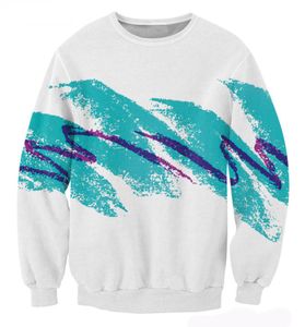 WHOLENEW 3D Sorto Menino Mulheres Colegadas casuais O jazz de jazz dos anos 90 Jazz Copo de Crewneck Sorto