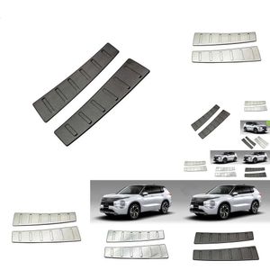 New for Mitsubishi Outlander 2022+ Trunk Door Strips Sill Plate Protector Rear Bumper Guard Trim Strip Modification Accessory