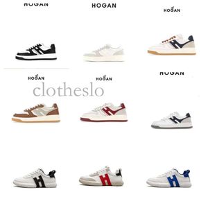 Shoes Top Designer H630 Casual Hogans Shoes Womens Man Summer Fashion Simple Smooth Calfskin Ed Suede Leather High Quality HG Sneakers Size 38-45 Running Shoes 237