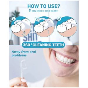 Dentaria di plastica filo interdentale usa e getta per denti forti per la pulizia di lacune dentali-oral cure filo filo pacchetto ultra fine