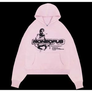 NOFS Hoodie Sweatshirts Harajuku Women's Letter Graphic Printing Overdimensionerad sweatshirt Punk Rock Gothic Clothes Topps Streetwear NOFS Tracksuit 2271 2948