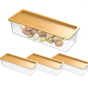 Storage Bottles Spaghetti Containers Airtight Pasta Noodle Food Box With Lids Canisters Organizer