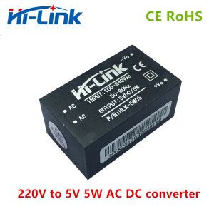 Supplys 10 pcs/lot HLK5M05 HiLink original AC DC 220V to 5V 5W mini switch power supply module intelligent household AC DC converter