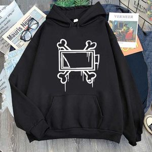 Damen Hoodies Sweatshirts Harajuku Herren Hoodie Mord Drohnen Hoodies Drucken Langarm Casual Frühling Herbst Sweatshirt Streetwear Y2K Kleidung Unisex 240413