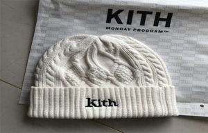 I4OS KITH Beanie Winter Caps For Men Women Ladies Acrylic Cuffed Skull Cap Knitted Hip Hop Harajuku Casual Skullies Outdoor Christ5516870