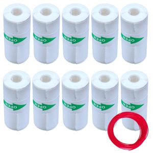 Papel 10 rolos etiqueta adesiva de impressão diy impressão 3d mini bolso fotográfico de bolso de 1,75 mm PLA Refil Printing Paper Acessórios da impressora