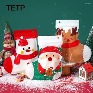 Torby do przechowywania TETP 50PCS Świąteczny prezent na prezent na imprezę Candy Cookie