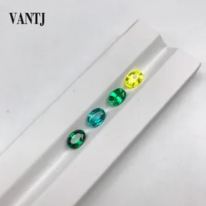 Ringos de cluster Vantj Yttrio alumínio Garnet yag Loose Gemstone Oval Cut Gems Turmaline paraiba para fazer jóias DIY