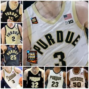 Custom Purdue Boilermakers Final Four Basketball Jersey Zach Edey Lance Jones Braden Smith Mason Gillis Trey Kaufman-Renn Men Women Youth Kids Maglie