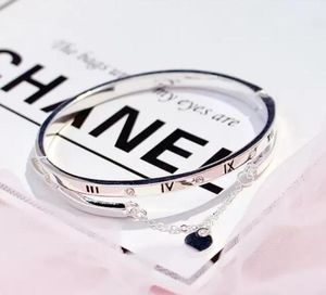 Designer Luxury Bracelet Rose Gold Stainless Steel Bracelet Women Heart Eternal Love Brand Charm Bracelet Whole Available41575806356007