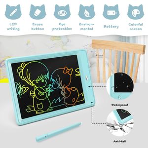 LCDライティングタブレット10インチドゥードルボード、3〜6歳の女の子の男の子のためのおもちゃ、電子描画タブレット描画パッド