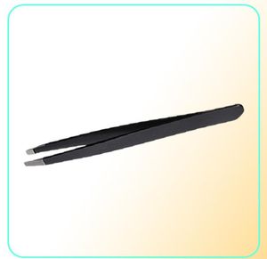 26pcslot High Quality Professional Eyebrow Tweezers Hair Beauty Slanted Stainless Steel Tweezer Tool for Daily Use6512049