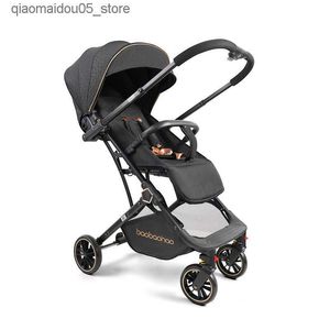 Carrinhos de bebê# baby hello y8 carrinho de bebê com empurrão bidirecional e paisagem alta pode sentar-se deitar dobro de 0 a 3 anos de idade veículo leve Q240413