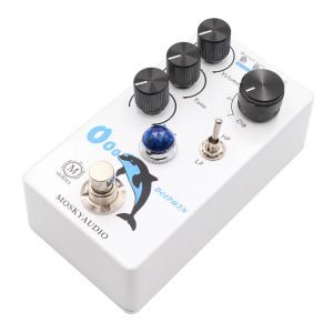 Kabel Moskyaudio Dolphin Gitarre Pedal Hochgewinn Verzerrung Overdrive E -Gitarreffekte Musikinstrumentengitarren -Effekt